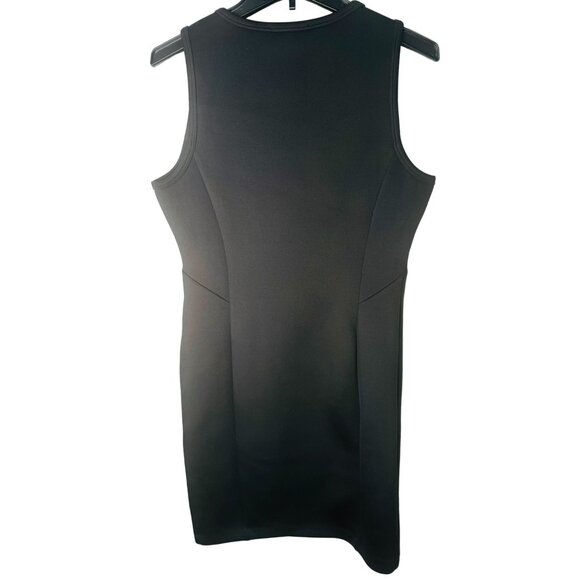 NWT Michael Kors10 Sleeveless Black Dress Zip-Up Stretchy - Picture 5 of 11
